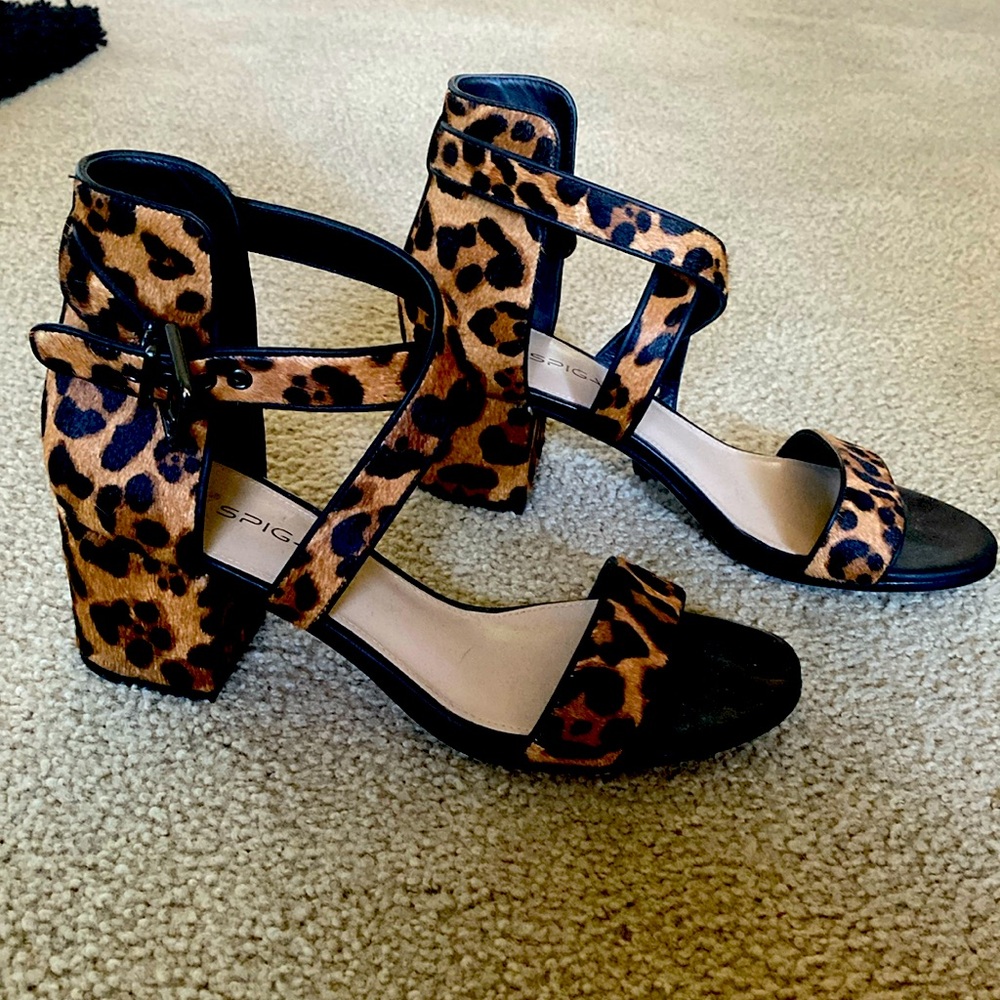 Via Spiga Leopard Heels